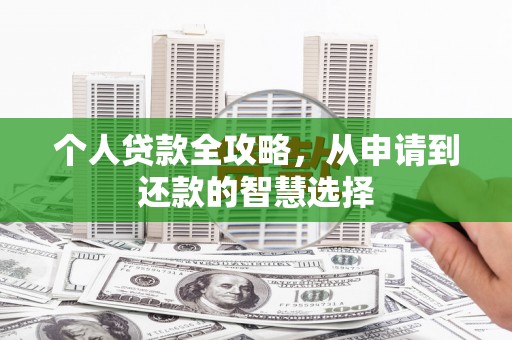 青山湖个人贷款全攻略，从申请到还款的智慧选择