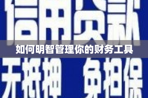 青山湖如何明智管理你的财务工具