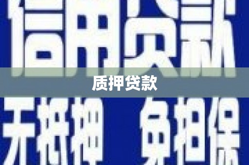 青山湖质押贷款