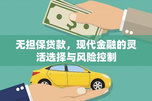 青山湖无担保贷款，现代金融的灵活选择与风险控制
