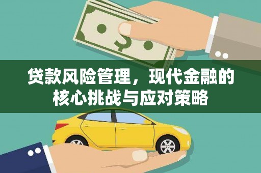 青山湖贷款风险管理，现代金融的核心挑战与应对策略