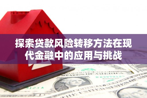 青山湖探索贷款风险转移方法在现代金融中的应用与挑战