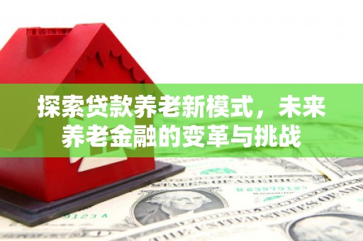 青山湖探索贷款养老新模式，未来养老金融的变革与挑战