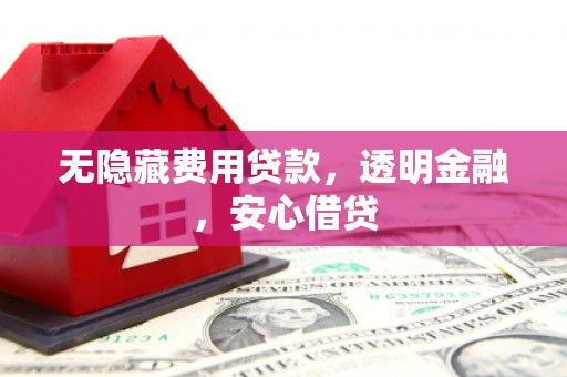 青山湖无隐藏费用贷款，透明金融，安心借贷