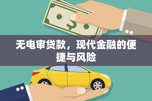 青山湖无电审贷款，现代金融的便捷与风险