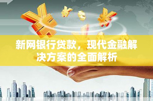 青山湖新网银行贷款，现代金融解决方案的全面解析