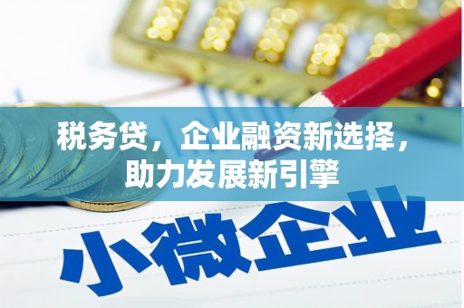 青山湖税务贷，企业融资新选择，助力发展新引擎