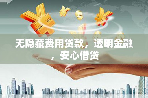 青山湖无隐藏费用贷款，透明金融，安心借贷