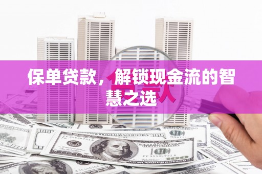 青山湖保单贷款，解锁现金流的智慧之选