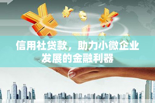 青山湖信用社贷款，助力小微企业发展的金融利器
