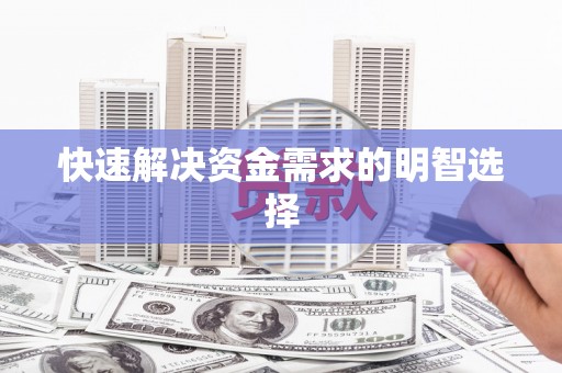 青山湖快速解决资金需求的明智选择