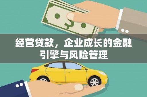 青山湖经营贷款，企业成长的金融引擎与风险管理